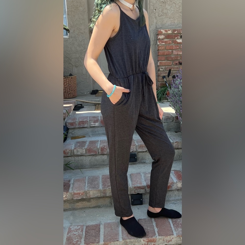 Gray romper